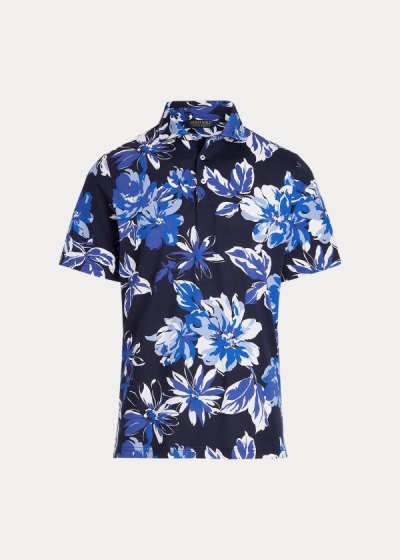 Men's Ralph Lauren Classic Fit Floral Jersey Polos | 170265RCK